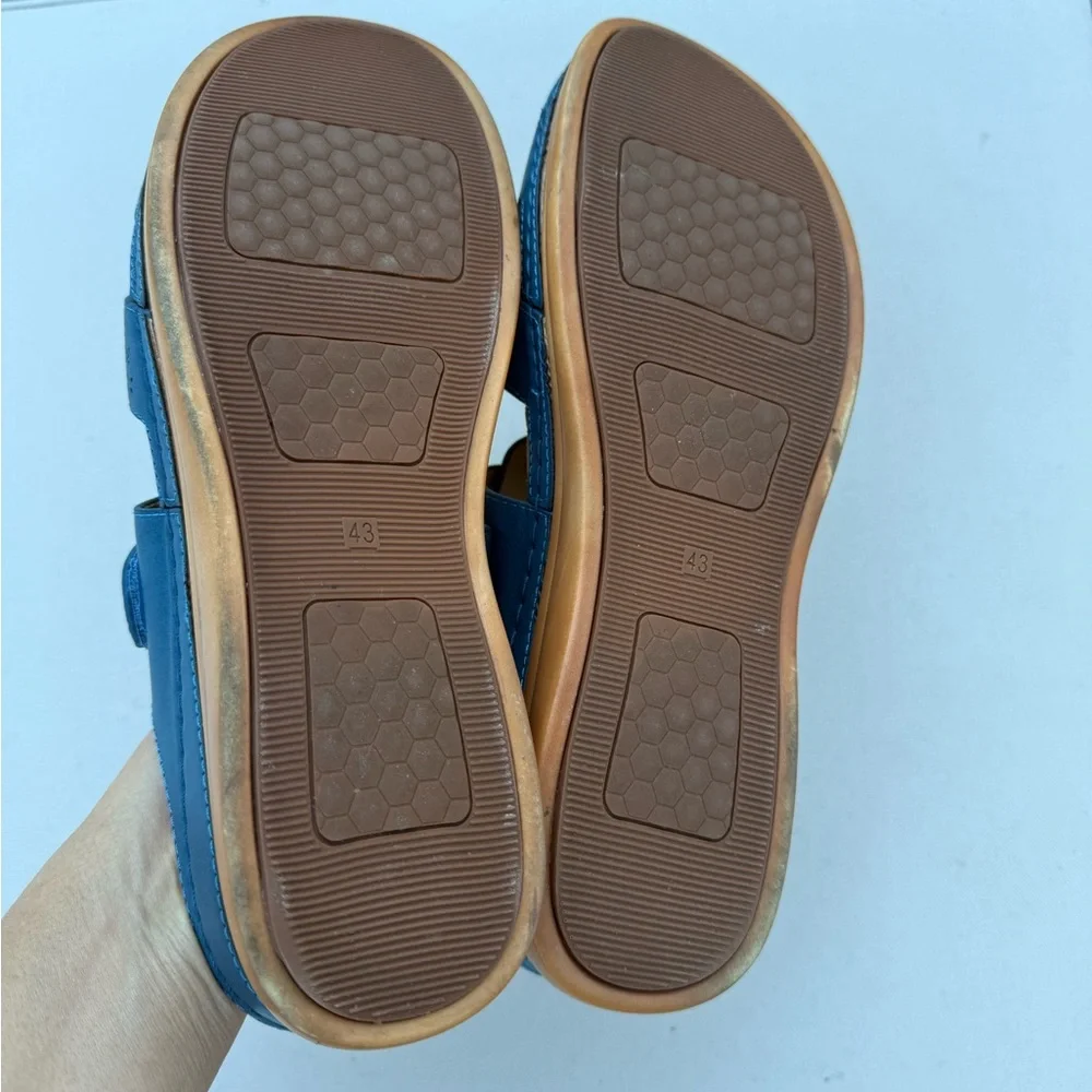 Shibever Blue Sandals